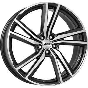 AEZ Atlanta Graphite matt/polished 9x20 5x112 ET42 CB66,6 60° 835 kg AAT0M8GP42E