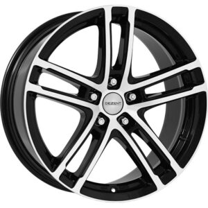 Dezent KC dark Black/polished 8x17 6x114.3 ET30 CB66,1 60° 1150 kg TKCSKBP30