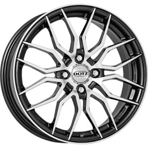 Dezent TZ dark Black/polished 6x15 4x108 ET23 CB65,1 Flat 588 kg TTZK3BP23E