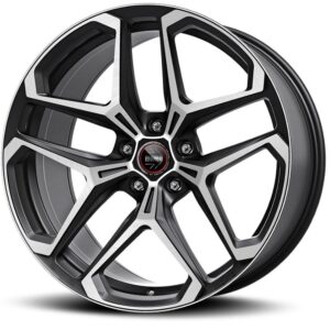 Momo Five Matt Black Polished 8x18 5x112 ET42 CB72,2 60° WFIE80842512