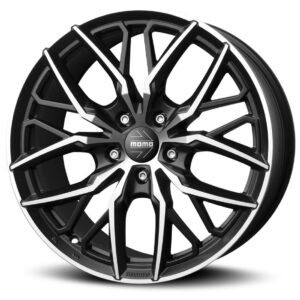 Momo Seven Matt Black polished 8,5x19 5x112 ET42 CB72,3 60° WSVE85942512E