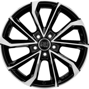 Momo Seven Matt Black polished 8,5x19 5x112 ET42 CB72,3 60° WSVE85942512E