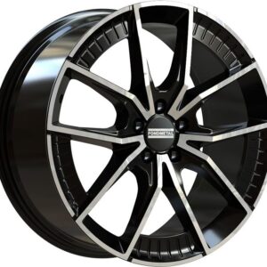 Fondmetal e-Joule Glossy Black Machined 8,5x21 5x112 ET40 CB57,1 R13 1050 kg RF18744