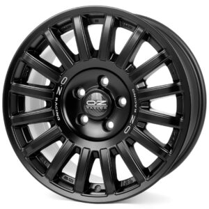 OZ Racing Rally Raid Matt Black Silver Lettering 8,5x18 5x130 ET32 CB84,1 R14 790 kg W01C01156AR9