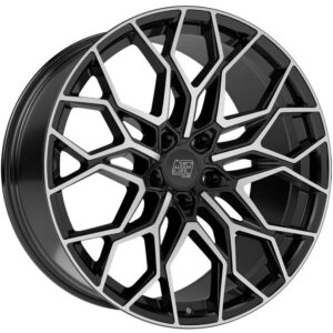 MSW 51 Gloss Black 10x22 5x130 ET28 CB71,6 60° 1050 kg W19440004C5