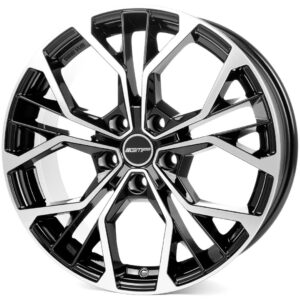 Dotz LongBeach dark Black/polished lip 10,5x22 5x112 ET20 CB66,6 R14 1045 kg OLO2R8BL20