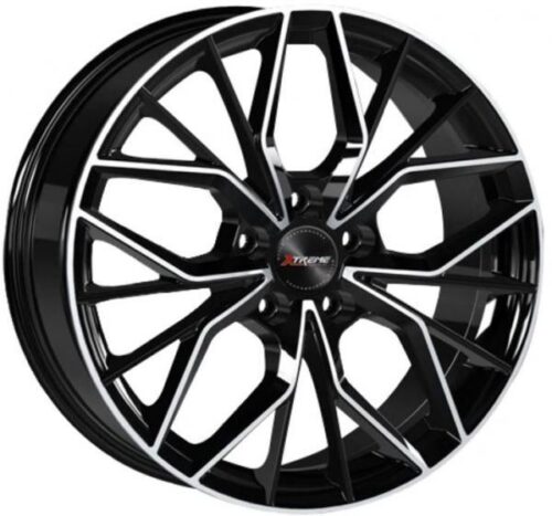10237 Xtreme RX6 Black Polished 8x20 5x108 ET50 CB63,4 60° 925 kg 1848231326099