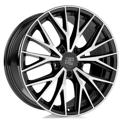 7597 MSW 44 Gloss Black Full Polished 10x20 5x130 ET49 CB66,6 R14 950 kg W19418002T56