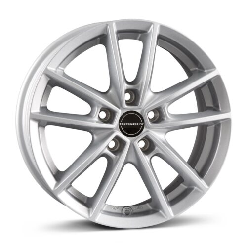 10824 Borbet W Crystal Silver 6x15 5x112 ET43 CB57,1 R13 650 kg 496615