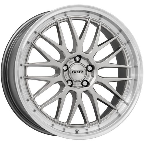 10997 Dotz Bilbao Silver/polished lip 8x17 5x114.3 ET45 CB71,6 60° 715 kg OBIS0SL45