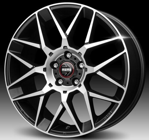 11115 Momo REVENGE EVO 2.0 Matt Black Polished 7x17 5x100 ET38 CB72,3 60° 630 kg W2RE70738500E