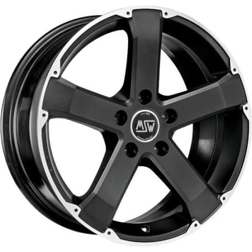 4262 MSW 45 Matt Black Full Polished 8x18 5x150 ET35 CB110,1 60° 975 kg W8507200459