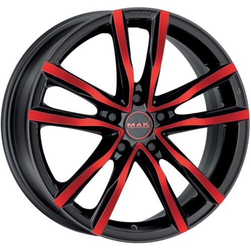 6103 MAK Milano Black And Red 8x18 5x114.3 ET40 CB76,0 60° 725 kg F8080MIBR40FF